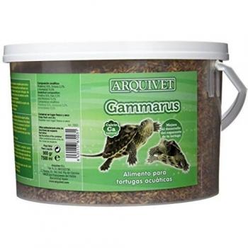 Arquivet Gammarus - Comida Tortugas - Alimentación Natural para Tortugas acuáticas - Alimento Completo para Tortugas de Agua - Alimento Flotante Tortugas - 900 gr - 7.500 ml