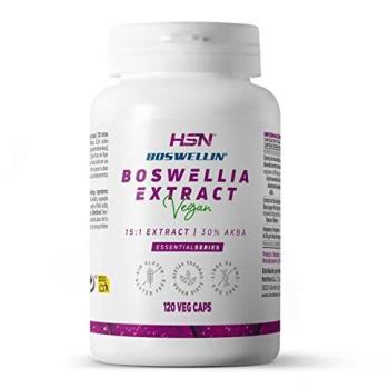 Extracto de Boswellia Serrata 15:1 (340mg) - 120 Cápsulas Vegetales con 80% Ácidos Boswélicos, 30% AKBA, No-GMO, Vegano, Sin Gluten