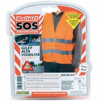 Bottari 35145 SOS Chaqueta Alta Visibilidad, Naranjo
