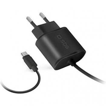 Cargador Viaje SBS Micro USB 100/250V 1000 MAH Negro
