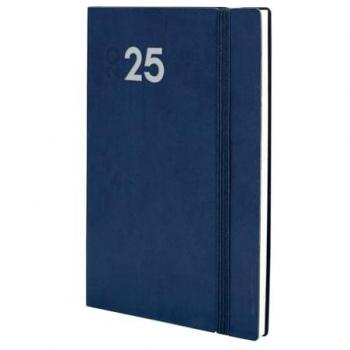 Finocam Agenda Anual Dynamic Mara Y11 165x240mm Semana Vista Vertical Azul 2025 Multilingüe