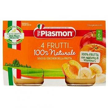 Plasmon Omo 4 Frutas 2x104g