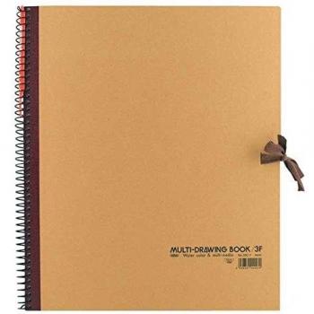 Holbein espiral libro del bosquejo 10.5X8.5 de Brown