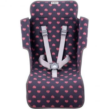 Colchoneta Jyoko para Silla Maclaren y Techno de Algodón y Espuma Fluor Heart