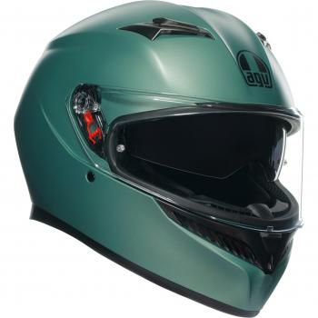 AGV K3 Mono Casco Verde Mate Salvaje (E2206) - Talla XL