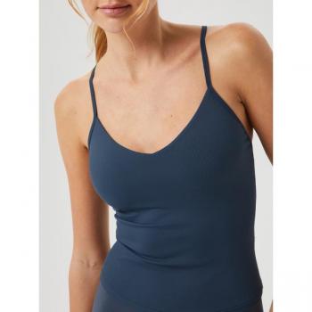 Navy Ribbed Strap Tank Top by Björn Borg, Size S