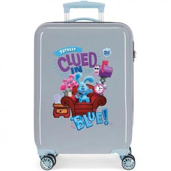 Maleta de cabina infantil Blue´s Clues & you - Totally clued in rígida con capacidad de 34L