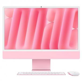 iMac 24 Retina 4.5K, Chip M4 con CPU y GPU de 10 núcleos, 16GB RAM, 512GB SSD, Rosa