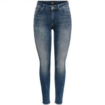 Only Blush Life Mid Waist Skinny Ankle Jeans