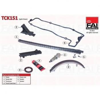 Kit de cadena de distribución FAI TCK151 con componentes de alta calidad