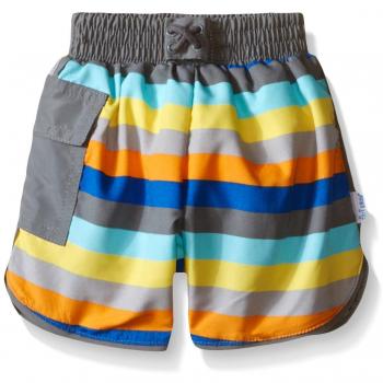 i play. 722183-816-45 - Short corto con pañal, para nadar, 18-24 meses, color gris
