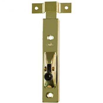 Amig - Pasador de Sobreponer | 75 x 14 mm | Ideal en Puertas de Paso de Madera | Cierre Automático Vertical