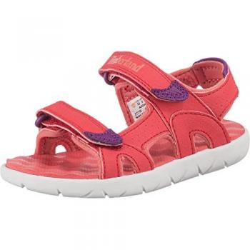 Sandalias Timberland Perkins Row 2-Strap rosa morado bebé tamaño 21