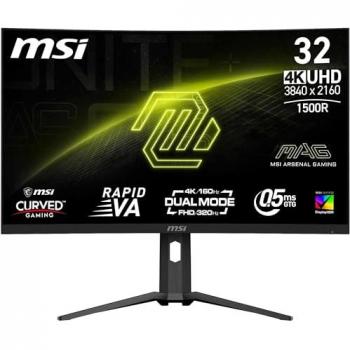Monitor Gaming Curvo MSI MAG 321CUPDF 31.5 VA 4K UHD 3840x2160 160Hz 0.5ms Adaptive Sync