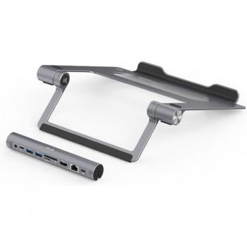 i-tec Metal Cooling Pad for Notebooks up to 15.6 with USB-C Docking Station and Power Delivery 100W