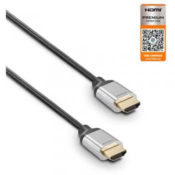 Cable HDMI 4K Premium Ultra Alta Velocidad con Ethernet 4,8m Metronic 370218