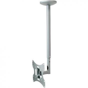 Soporte de Techo MyWall HL 4-2L para Televisores LCD/LED/Plasma de 23 a 42, Color Plateado, Capacidad de Carga 30 kg, Ajustable en Altura y