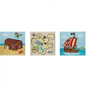Fantasy Fields Arte de Pared sobre Lienzo Pirate niños TD-11633A