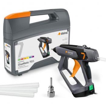 Pistola de Cola Caliente Steinel GlueMatic 7011 KF, 400 W, Incluye Maletín y Accesorios, Barras de 11 mm