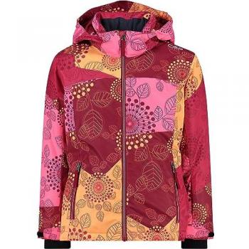 Cmp Chaqueta Snaps Hood 39w2085 Rosa, chaqueta esquí infantil con capucha y broches, color Anémona-Fuxia-Brillo, talla 128