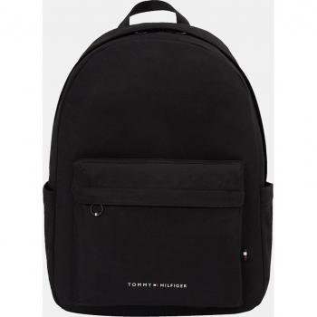 Mochila Tommy Hilfiger en negro con bolsillo exterior AM0AM11788 para hombre