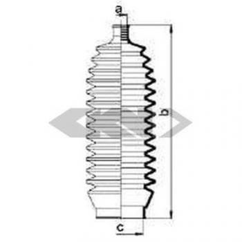 Spidan 83868 fuelle protector para dirección