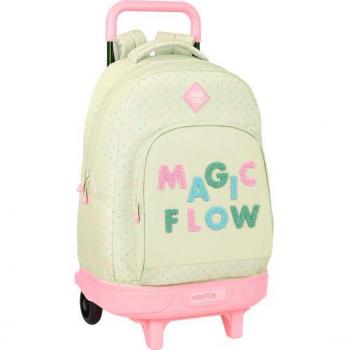 Mochila Safta Gde. C/ruedas Compact Extraible Glowlab Magic Flow