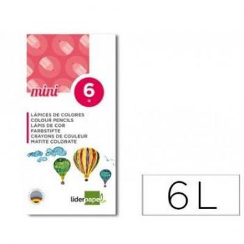 Liderpapel - Lc10 Pack De 6 Lápices Mini