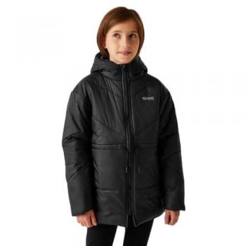 Regatta Kids Black Water-Repellent Quilted Jacket - Size 5-6 Years