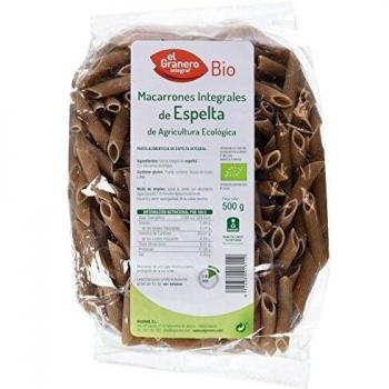 El Granero Integral, Macarones integrales de Espelta, Bio, 500g