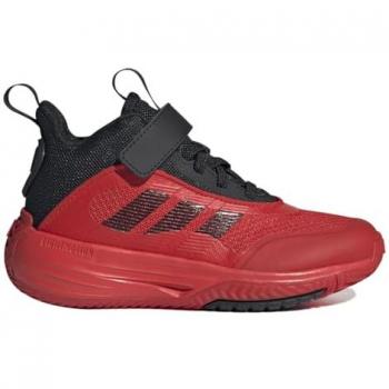 Zapatillas adidas Ownthegame 3.0 para niños, color negro/rojo, modelo unisex