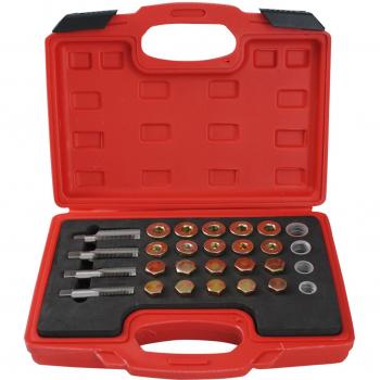 64 piezas ölwanne Juego Reparación Roscas ölablassschrauben Juego Herramientas coche M13 – M20