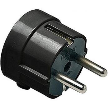 FAMATEL - Clavija | Salida lateral | TT | 16A | 250V | 4,8 mm | Negro