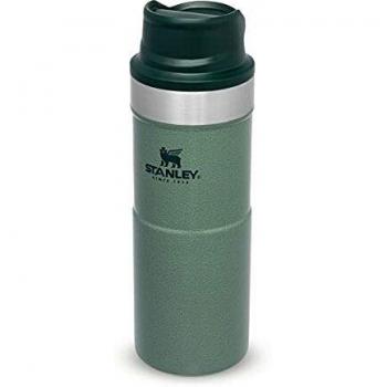 Stanley Trigger Action Travel Mug 0.35L / 12OZ Hammertone Green – Leakproof - Tumbler for Coffee, Tea and Water - BPA FREE - Stainless-Steel Travel Cup - Dishwasher Safe -