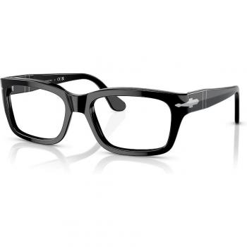 Persol PO3301V 95 Unisex Eyeglasses Black Size 54 - Blue Light Block Available