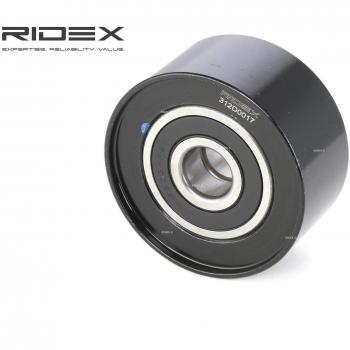 Polea de Inversión/Guía RIDEX 312D0017 para Correa Poli V - Compatible con MAZDA 3, 5 y 6