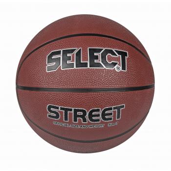 Select Basketball Street - Pelota de baloncesto, color marrón / negro, talla 6