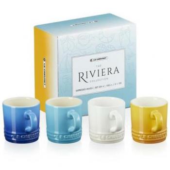 Set de 4 tazas cerámicas Riviera Le Creuset