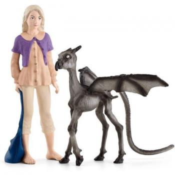 Schleich Harry Potter Luna Lovegood & Baby Thestral Action Figure 42636