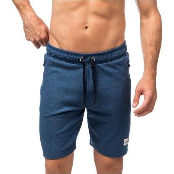 Alphadventure Pantalón Corto Bibiluka Denim Algodón Hombre Azul
