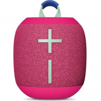 Altavoz Bluetooth portátil Ultimate Ears Wonderboom 4 Rosa, 14 horas de batería, sonido 360°, impermeable IP67