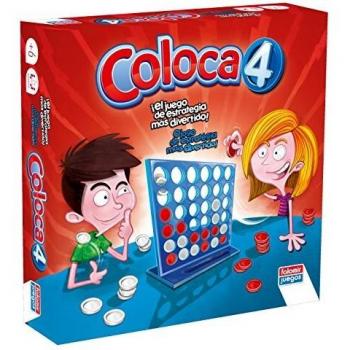 Falomir - Coloca 4 Juego de Mesa, Multicolor