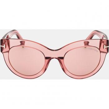 Tom Ford Women's Cat Eye Sunglasses - Translucent Pink Acetate, 51mm