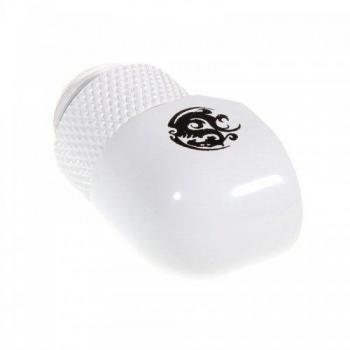 Adaptador Giratorio Bitspower 90 Grados G1/4 Pulgadas Hembra a G1/4 Pulgadas Hembra - Blanco