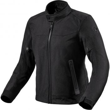 Chaqueta textil para motocicletas Revit Shade H2O para mujer - Impermeable, transpirable, estilo urbano, color negro (XS)