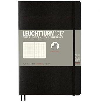 Libreta Leuchtturm1917 B6 Tapa Blanda Puntos Negro