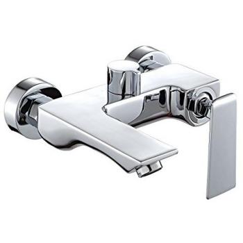 Grifo de Bañera Monomando Amur con Equipo de Ducha y Cartucho Cerámico - Serie Nogal