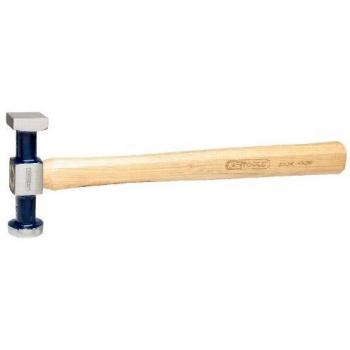 Martillo de carrocero estándar KS Tools 140.2138, cabeza curvada, caras redonda, longitud de 325mm