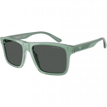 Emporio Armani EA4232 Men's Square Acetate Sunglasses in Green Grey