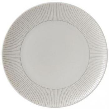 Royal Doulton Ellen DeGeneres Taupe rayas plato de postre 21 cms – 21 cm